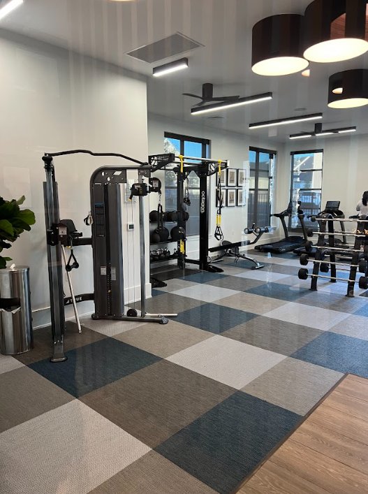Modern luxury fitness facility