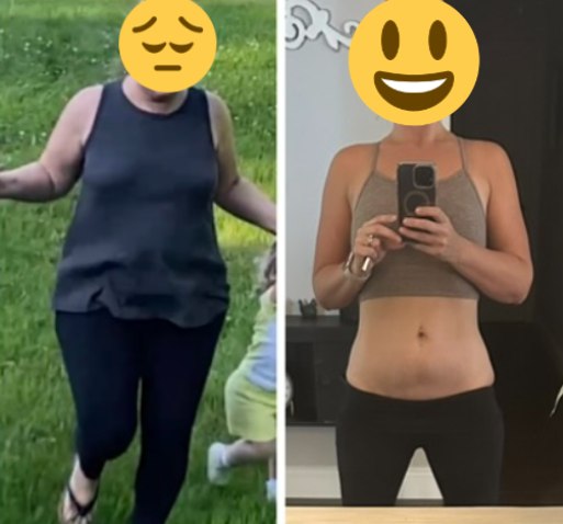 Stacey's transformation - before and after losing 75 pounds
